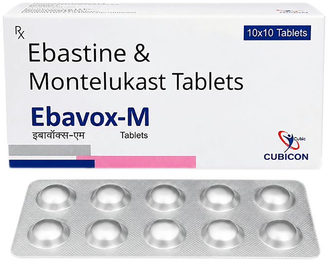 Ebavox M 10/10mg Tablet 10s