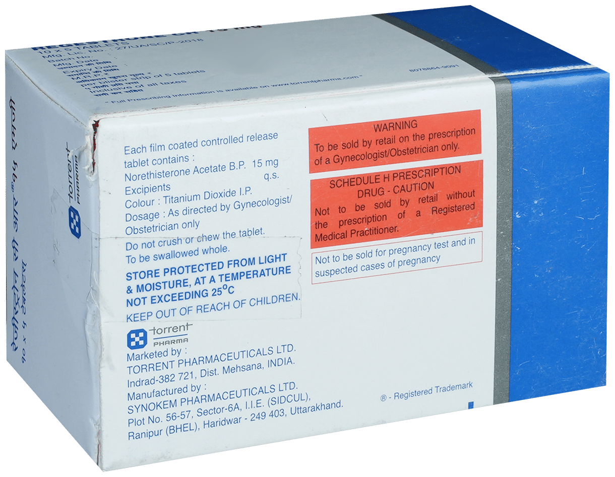 Regestrone CR 15mg Tablet 5s