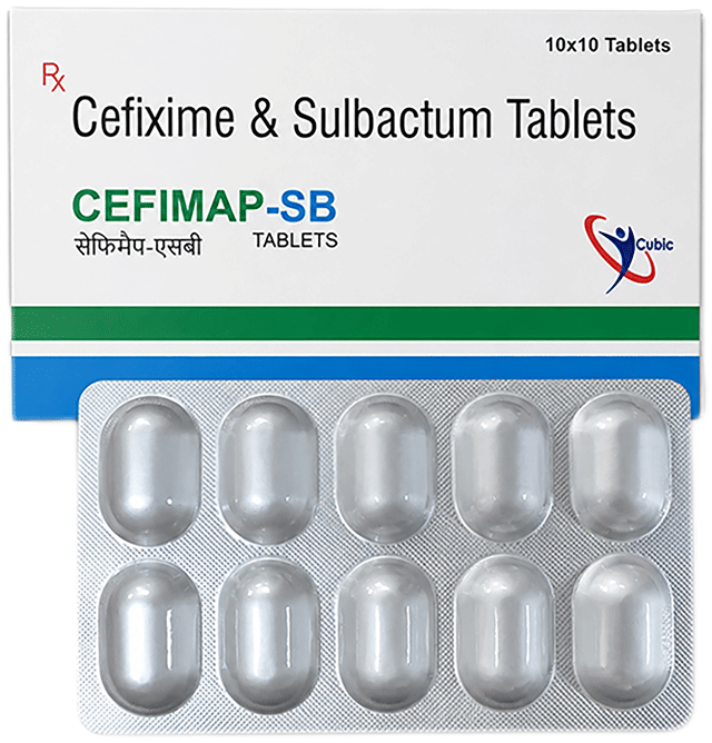 Cefimap SB 200/150mg Tablet 10s