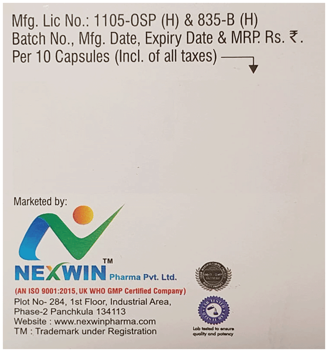 Lanzitol DX 60mg Capsule MR 10s