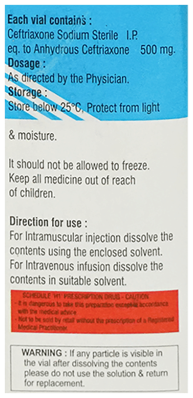 Cefhuron 500mg Injection