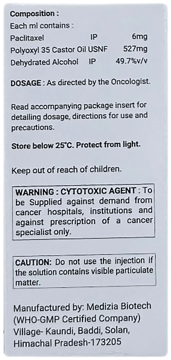 Taxelpix-30 6mg Injection 5ml