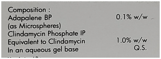 Clearzit A 0.1/1% Gel 20gm