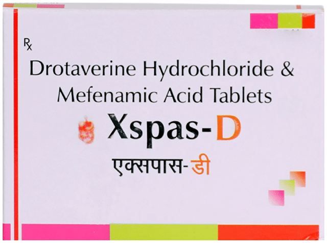 Xspas D 80/250mg Tablet 10s