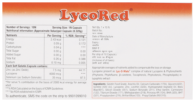 LYCORED SOFTGEL 1X10 - Scraped Image
