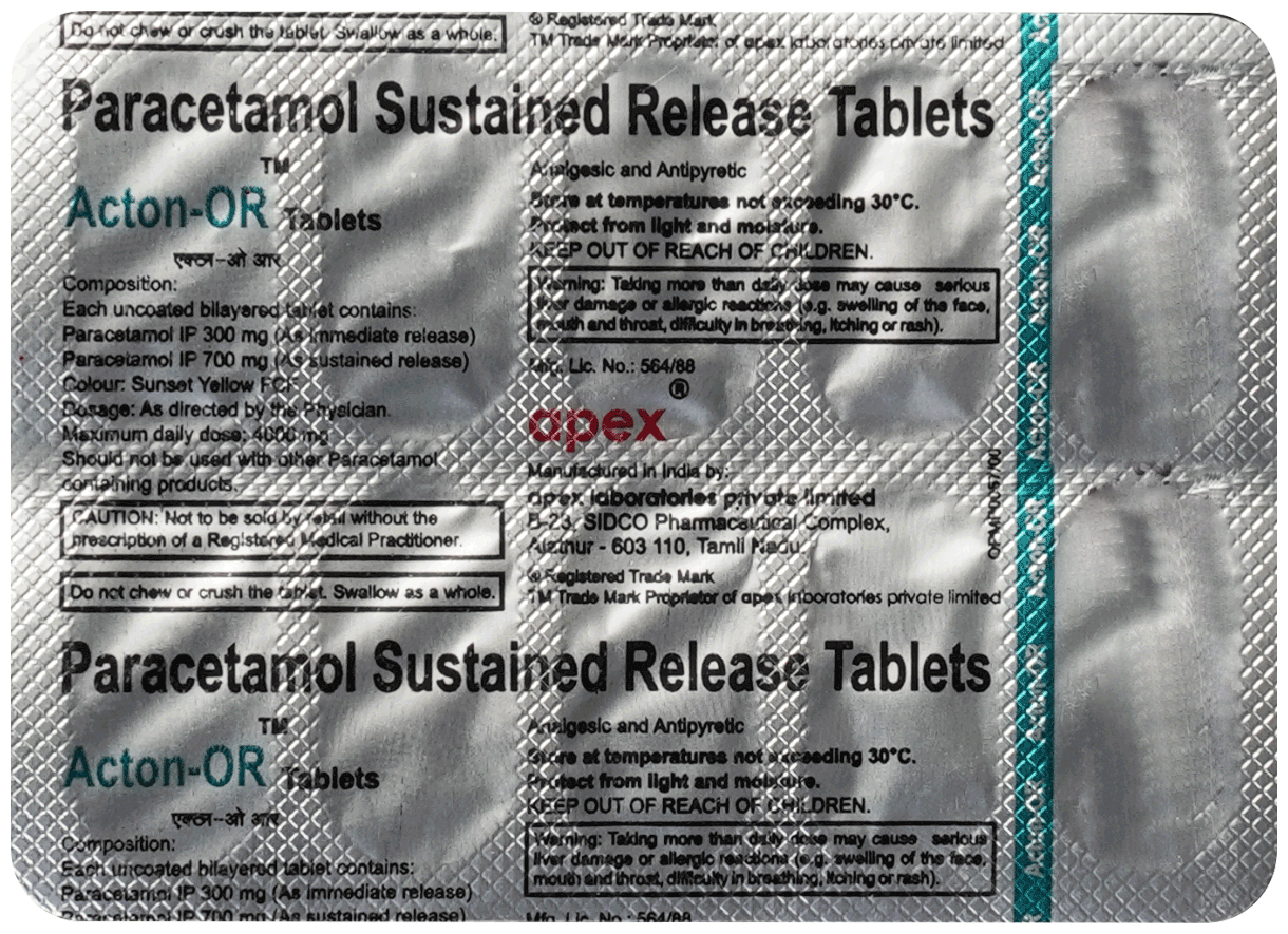 ACTON-OR TABLETS 1X10 - Scraped Image