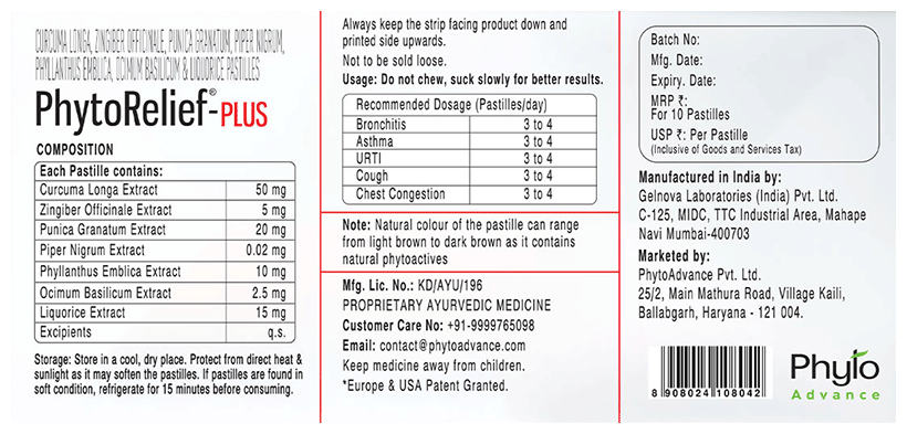 PHYTORELIF-PLUS 1*10s - Scraped Image