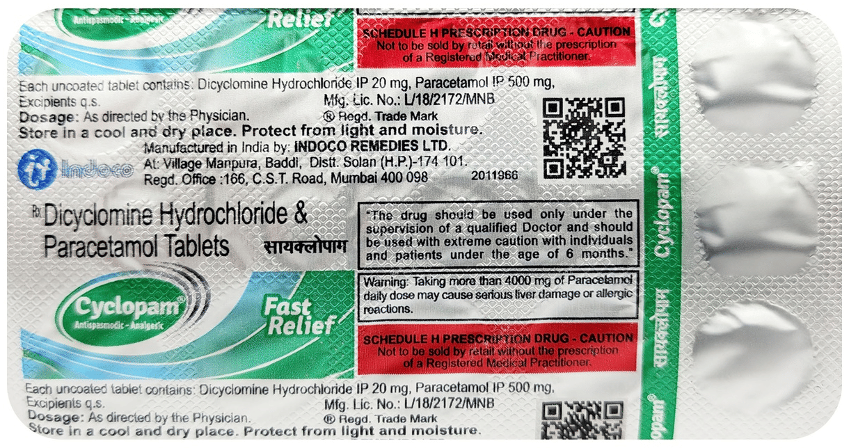 CYCLOPAM TAB 15X3X10S - Scraped Image