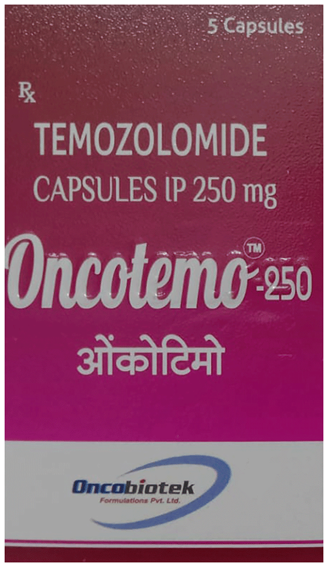 Oncotemo 250mg Capsule 5s