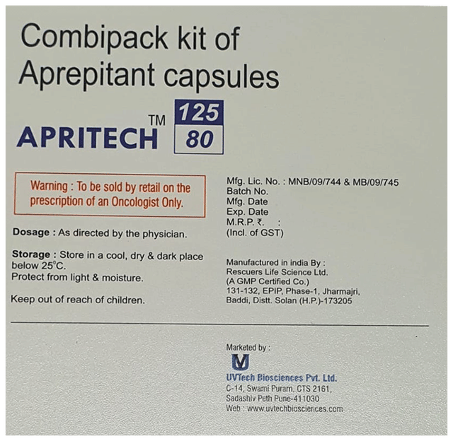 Apritech 125/80 Capsule