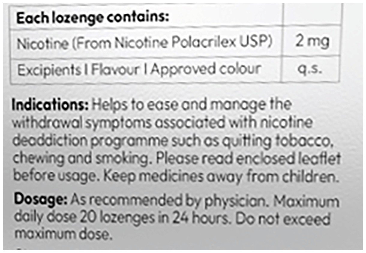 NICRELIEF MINT 2MG - Scraped Image