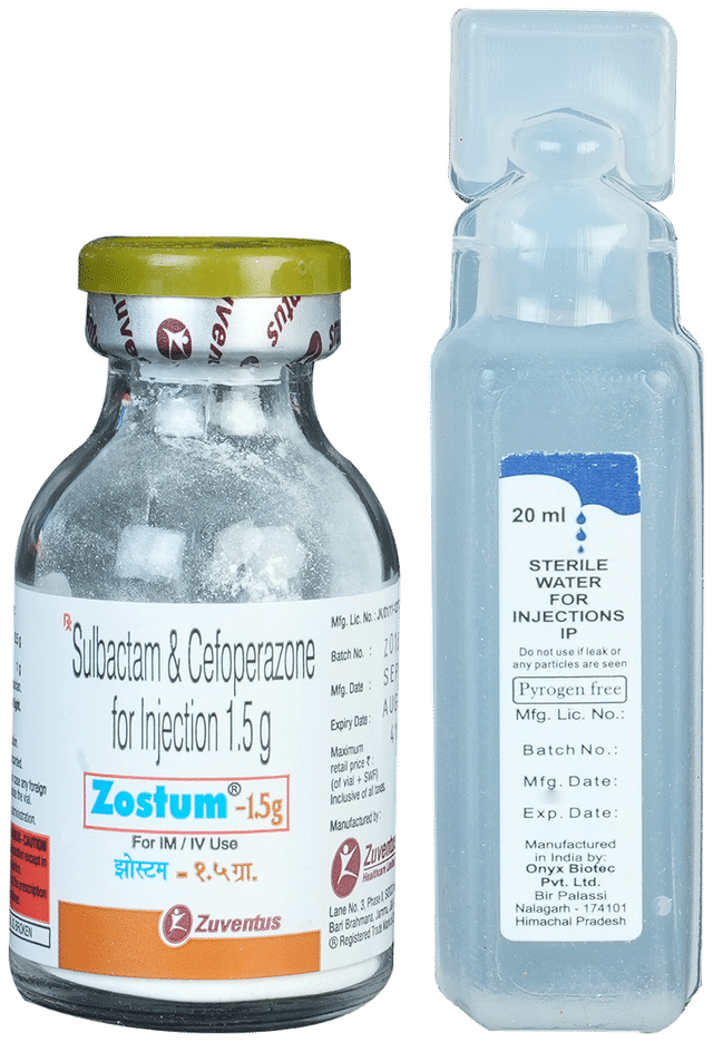 Zostum 1.5gm Injection 1s