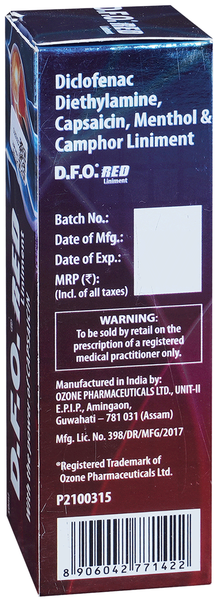 D.F.O. RED LINIMENT 50ML - Scraped Image