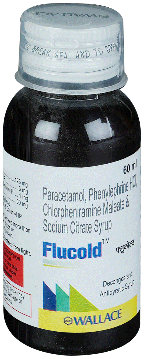 FLUCOLD SYRUP 60ML 60ML - Scraped Image