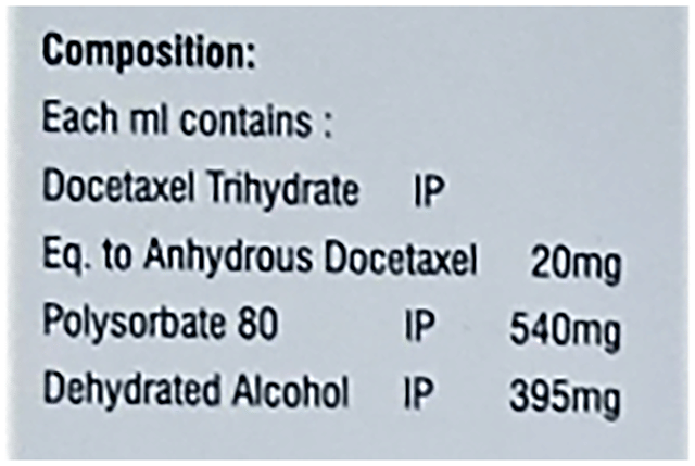 Taxdeco 120 RTU 20mg Injection 6ml