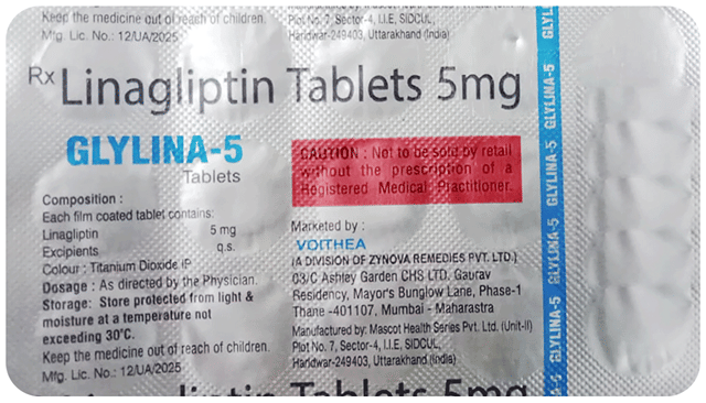 Glylina 5mg Tablet 15s