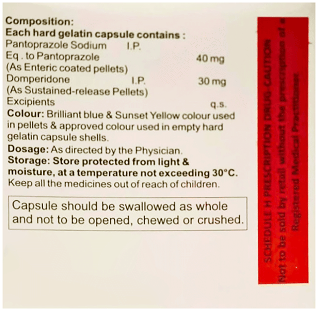 Pandomkia DSR 30/40mg Capsule PR 10s