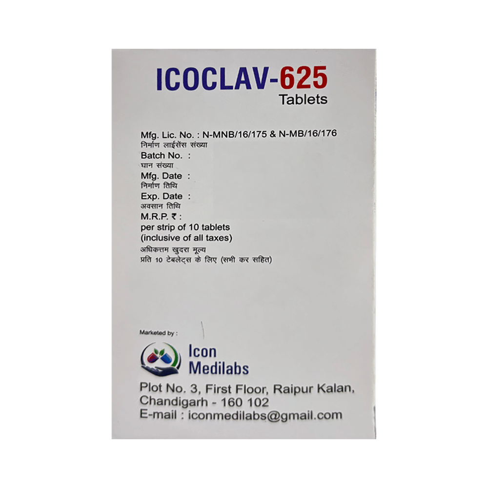 â Icoclav 625 Tablet