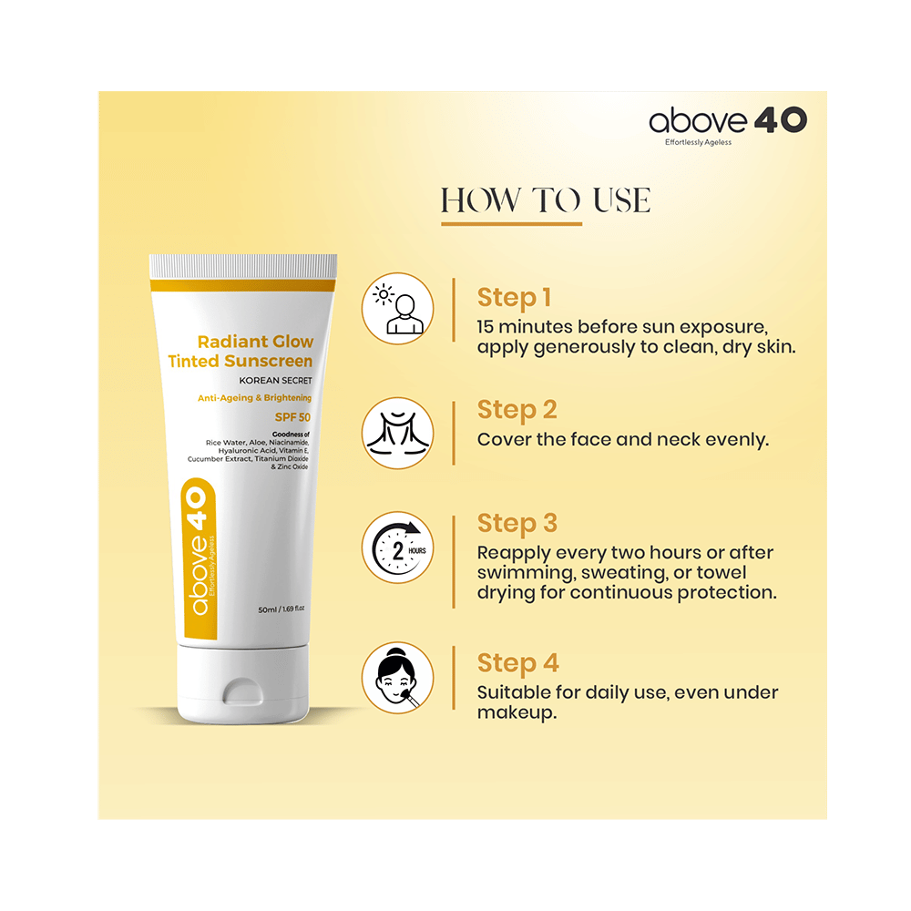 Above 40 Radiant Glow Tinted Sunscreen SPF 50