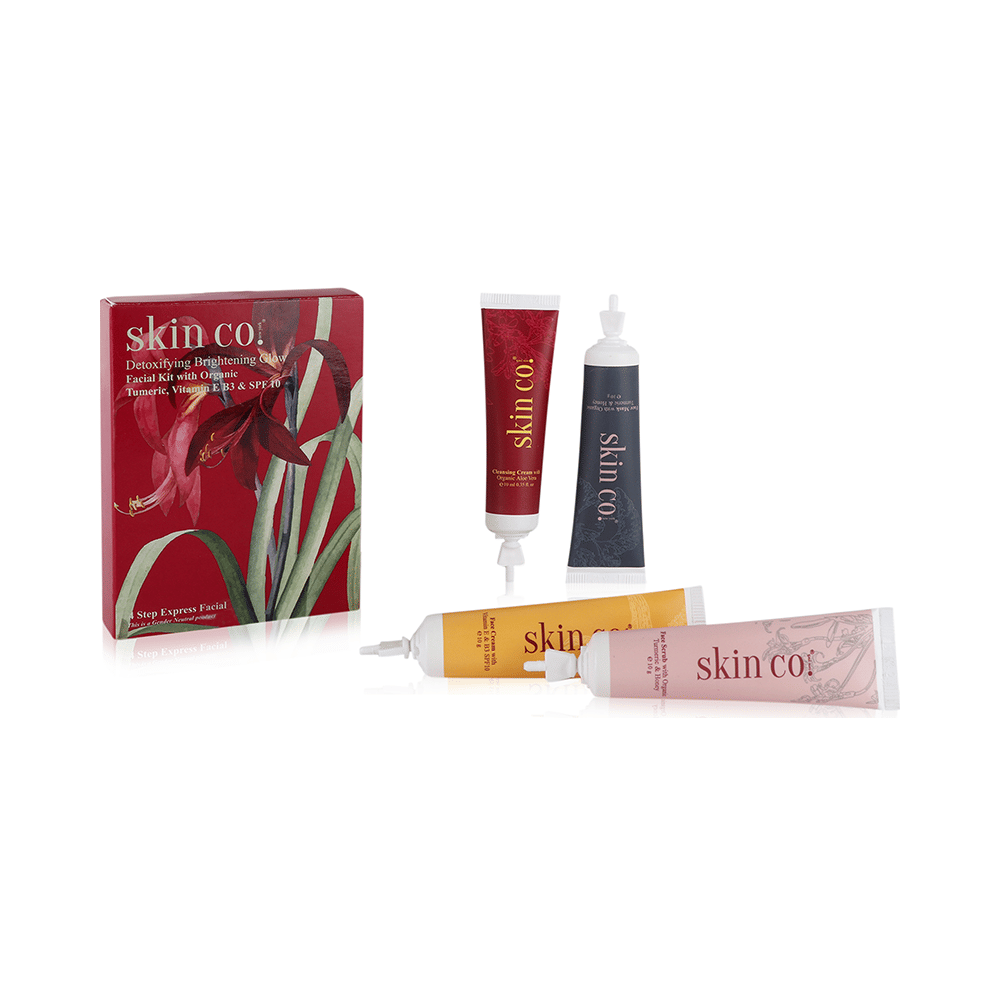 Skin Co. Detoxifying Brightening Glow Facial Kit