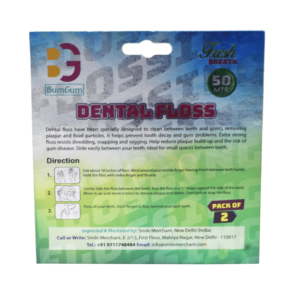Bumgum Dental Floss (50mtr Each)