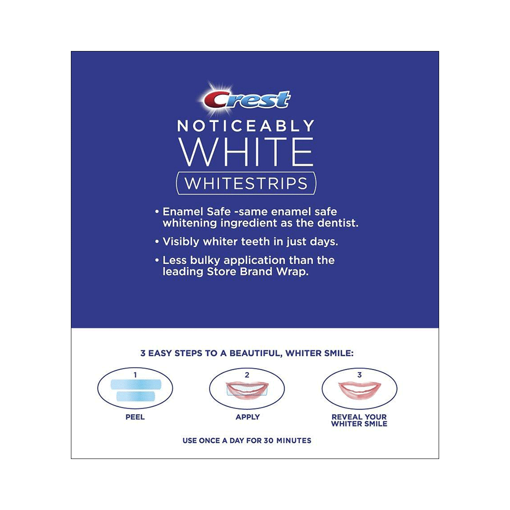 Crest Whitestrips Dental Whitening Strip Kit