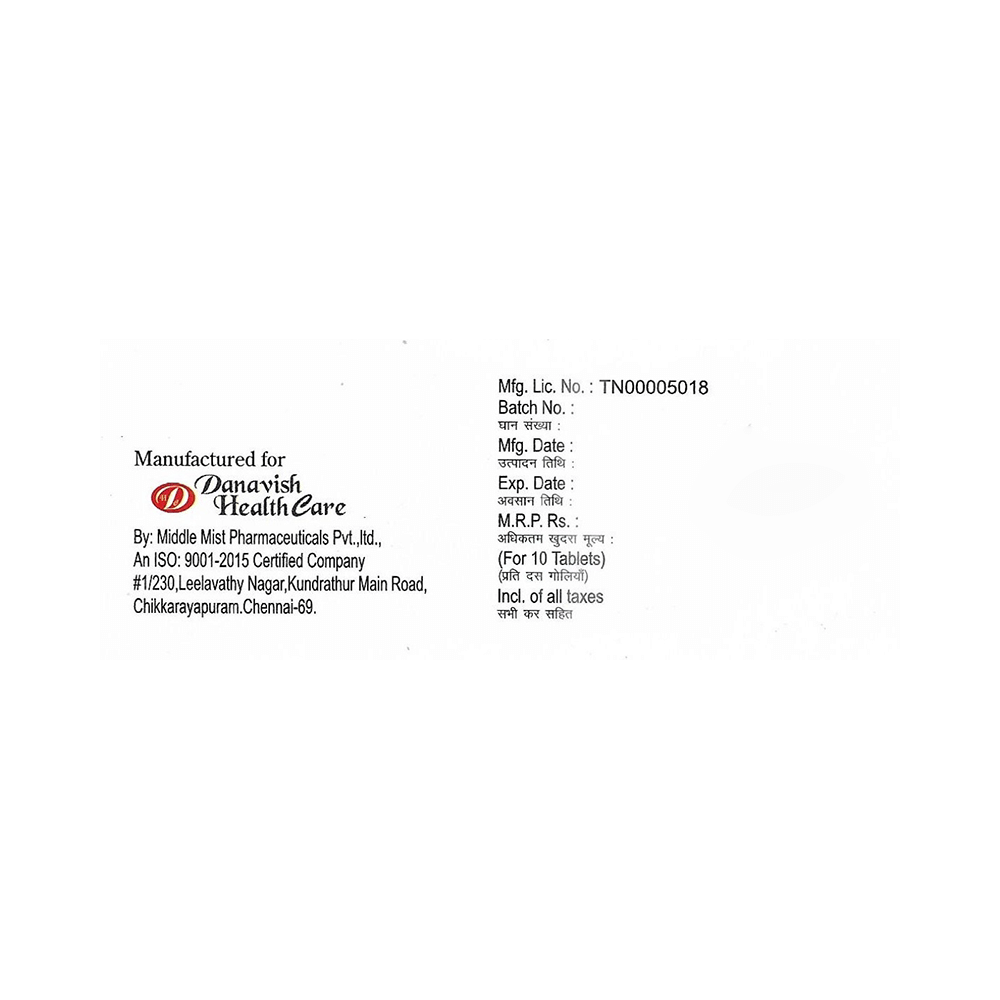 Danavish Telmisartan 20mg Tablet