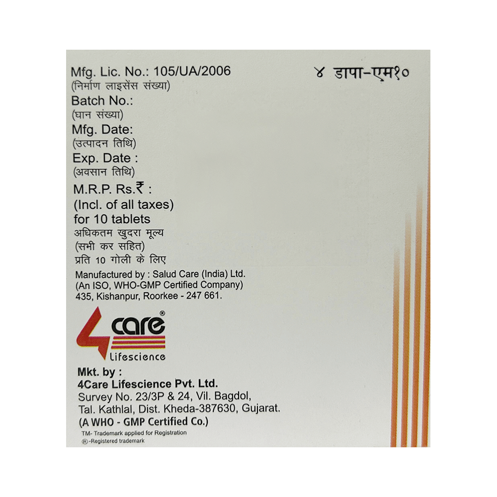 4 Dapa-M10 Tablet SR