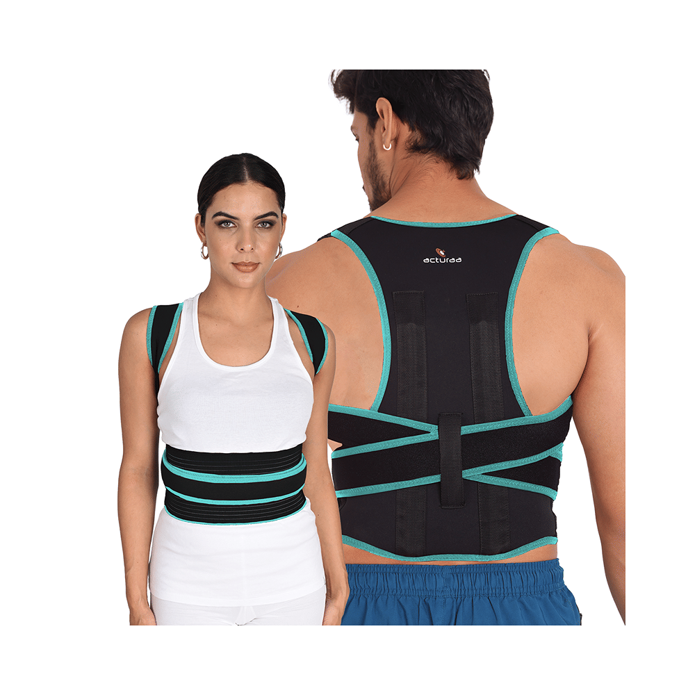 Acturaa Neoprene Posture Corrector Blue Universal