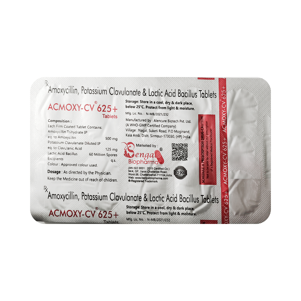 Acmoxy-CV 625 Tablet