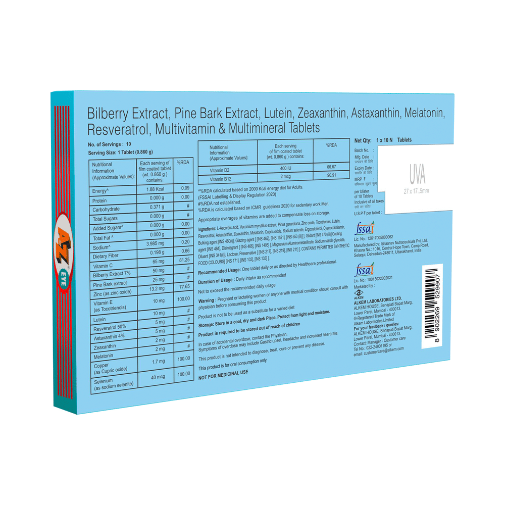 A to Z Eye Tablet