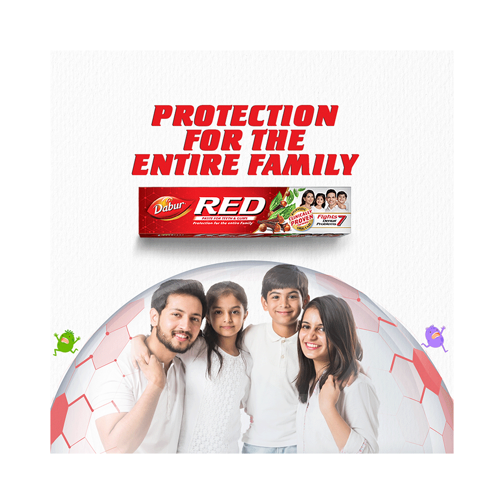 Dabur Red Toothpaste for Healthy Teeth & Gums | Fights Dental Problems