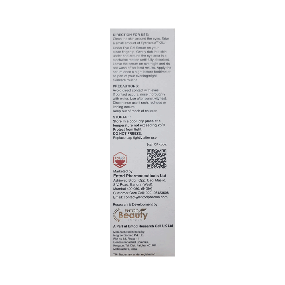 Eyecirque Pro Under Eye Gel Serum
