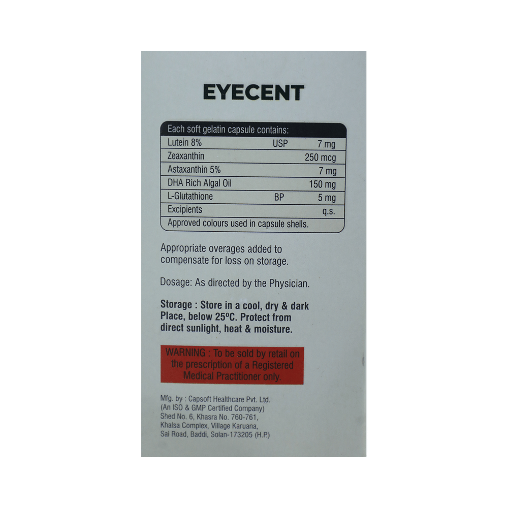 Eyecent Softgel Capsule