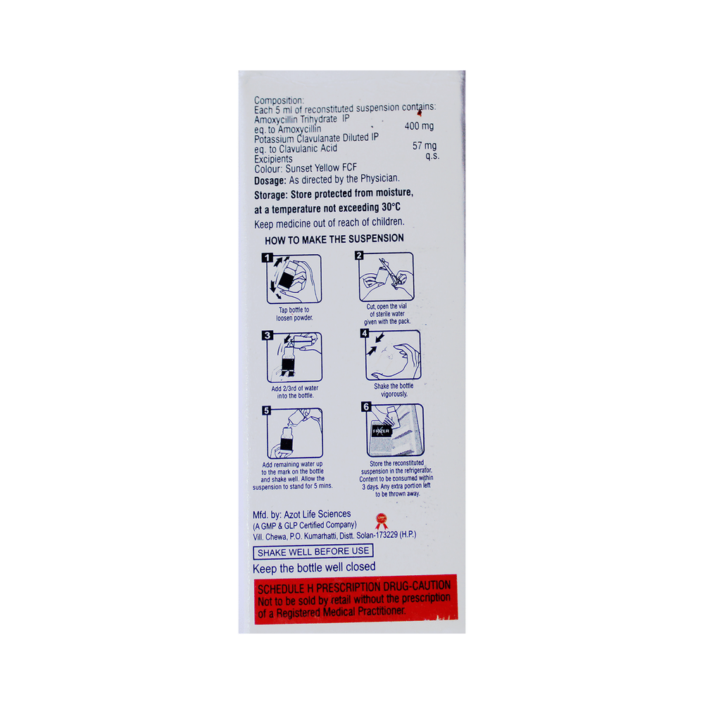 Acmoxy-CV DDS Dry Syrup Orange