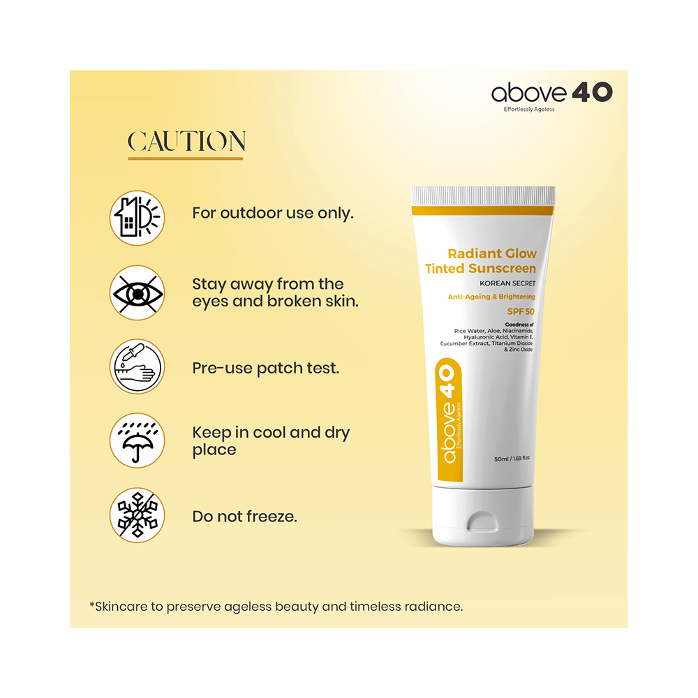 Above 40 Radiant Glow Tinted Sunscreen SPF 50