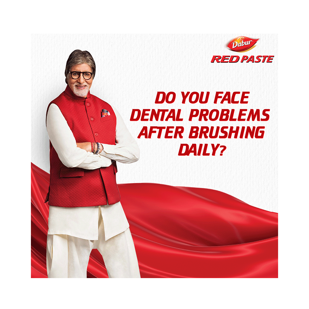 Dabur Red Toothpaste for Healthy Teeth & Gums | Fights Dental Problems
