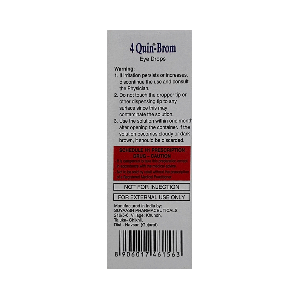4 Quin-Brom Sterile Eye Drop