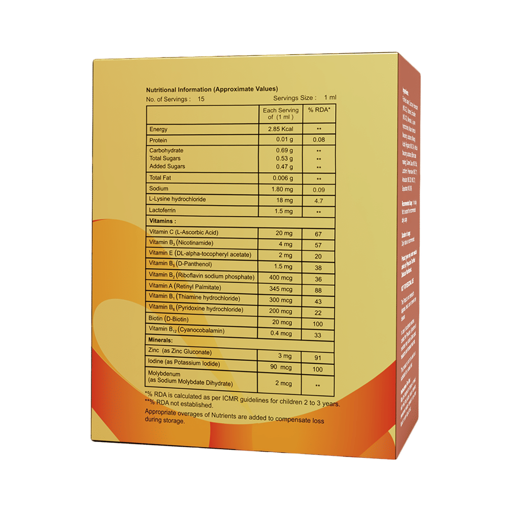 A to Z Multivitamin and Multimineral Oral Drops Mango