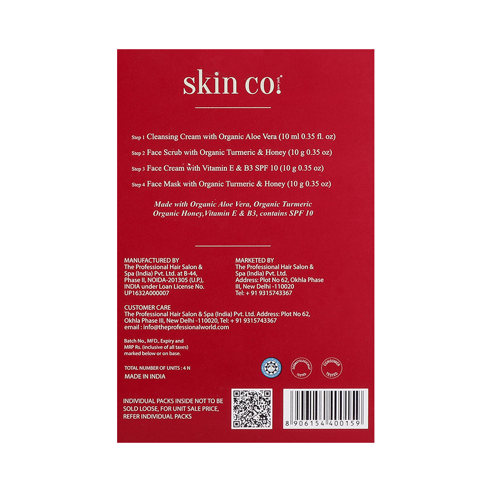 Skin Co. Detoxifying Brightening Glow Facial Kit