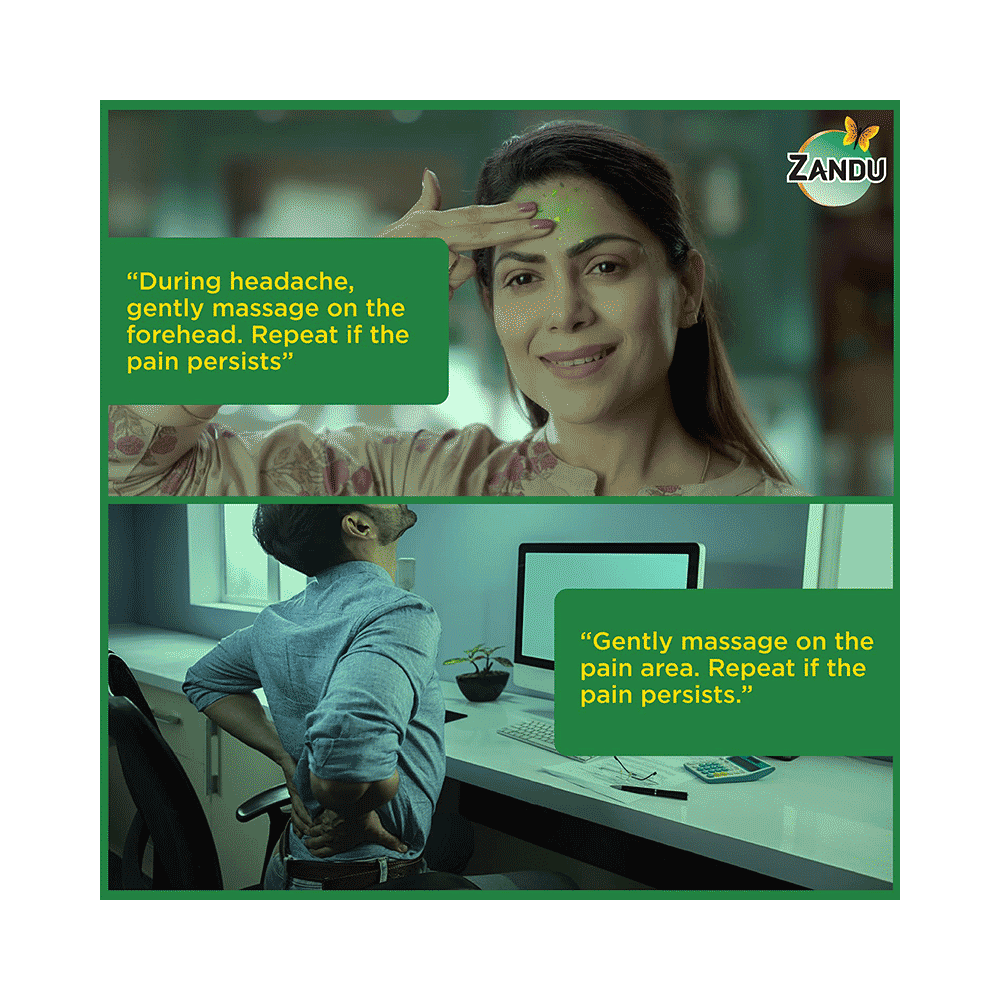 Zandu Balm | Effective Relief from Cold, Headache & Body Ache