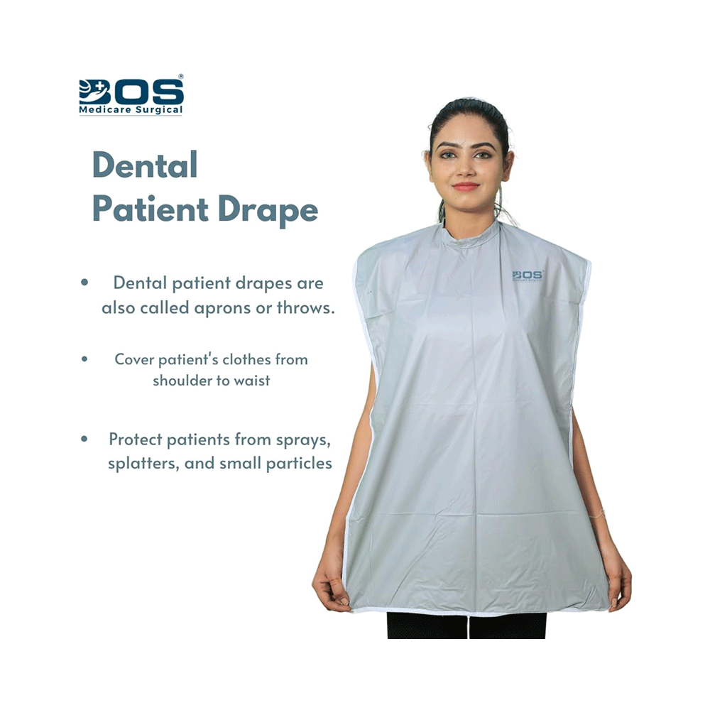 Bos Medicare Surgical Medical & Dental Patient Drape Grey