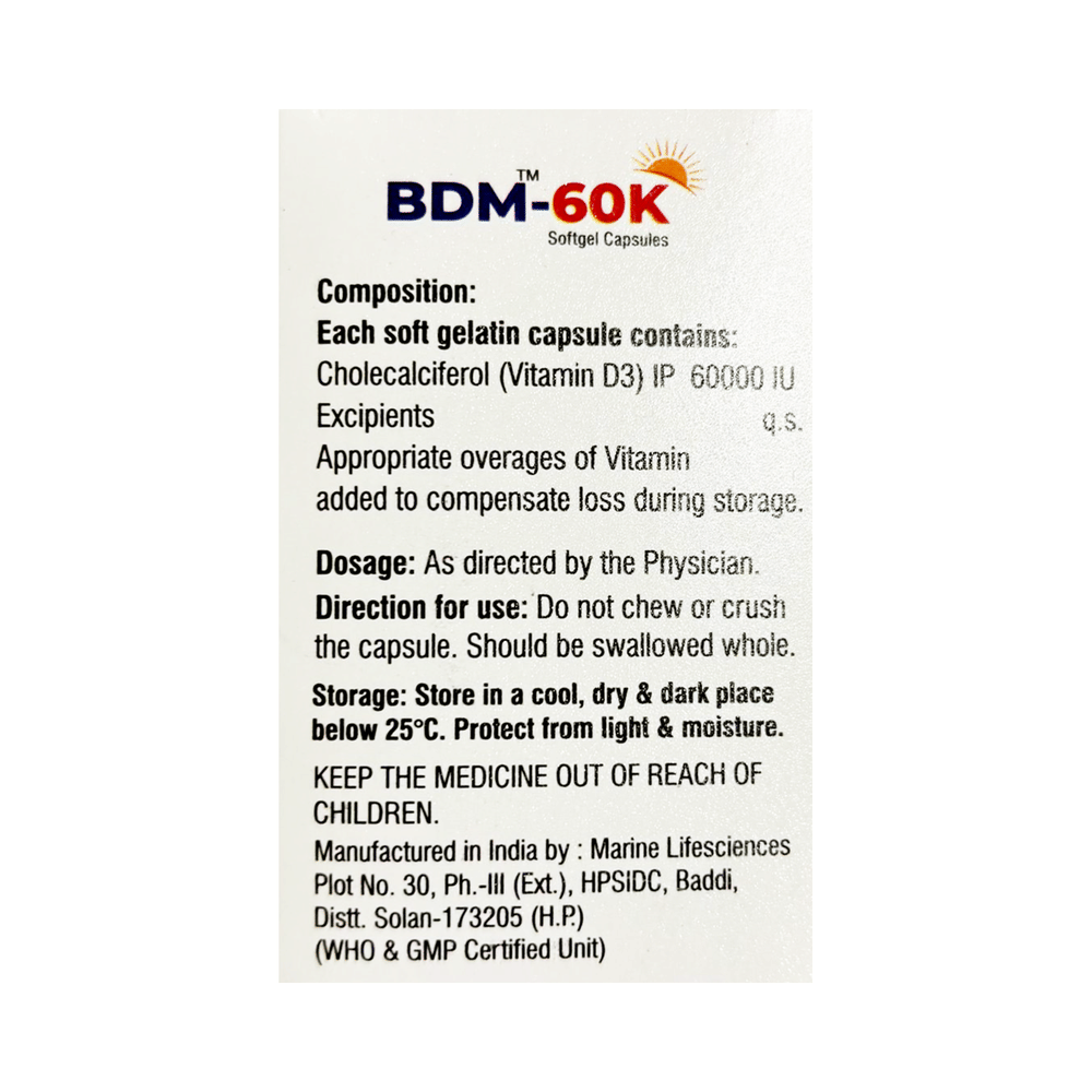 BDM-60k Softgel Capsule