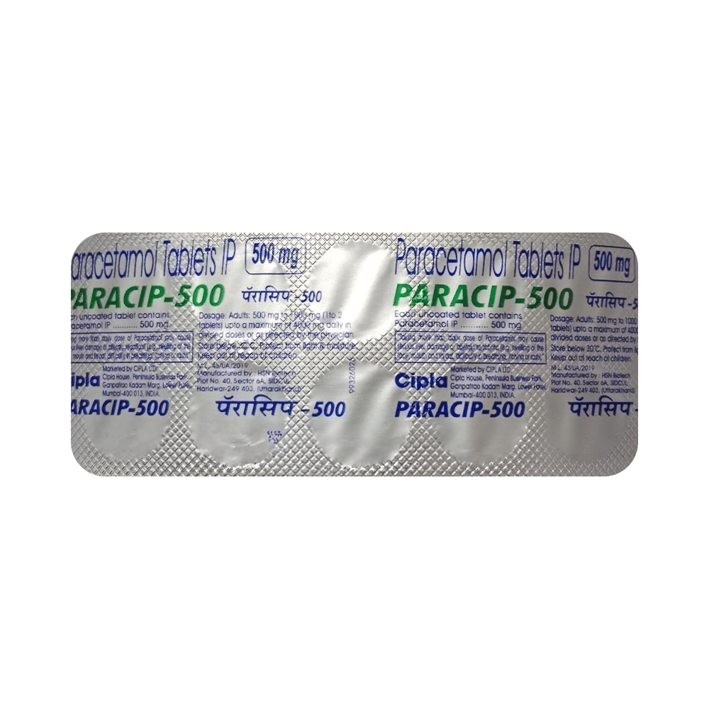 Paracetamol 500mg Tablet