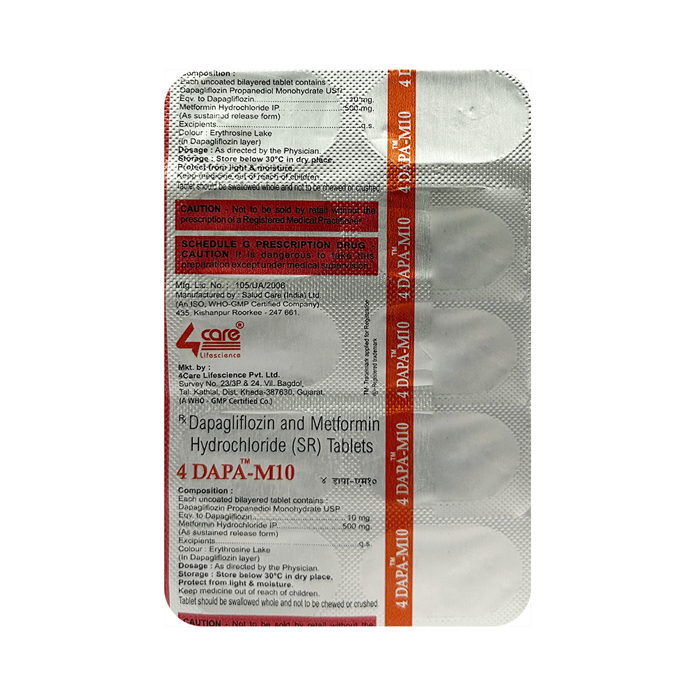 4 Dapa-M10 Tablet SR