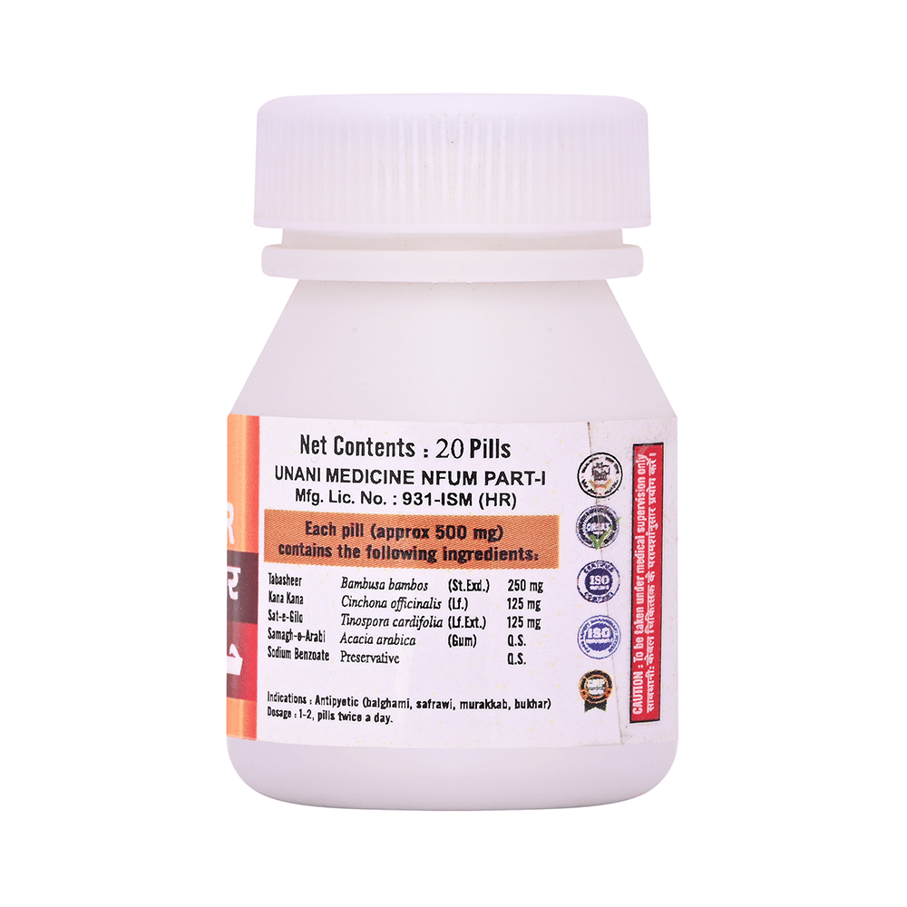 Cipzer Habb-E-Bukhar Pill Fast Relief From Pain, Fever, Headaches, &  Body Aches