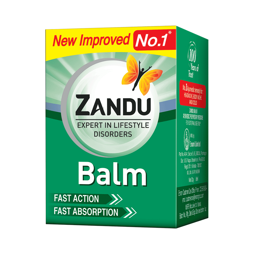 Combo Pack of Zandu Balm Ultra Power & Zandu Balm (8ml Each)