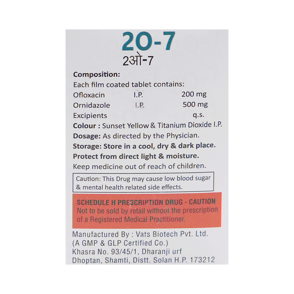 2O 7 Tablet