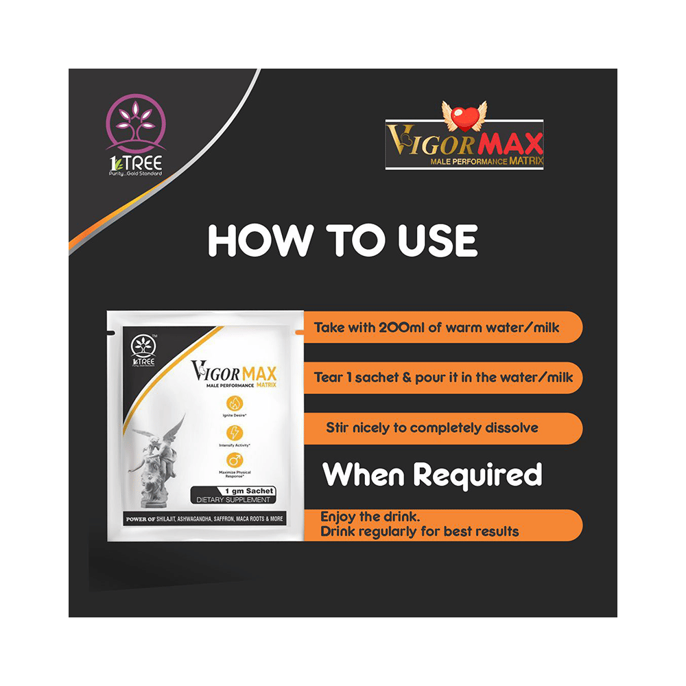 1 Tree Vigor Max Sachet (1gm Each)