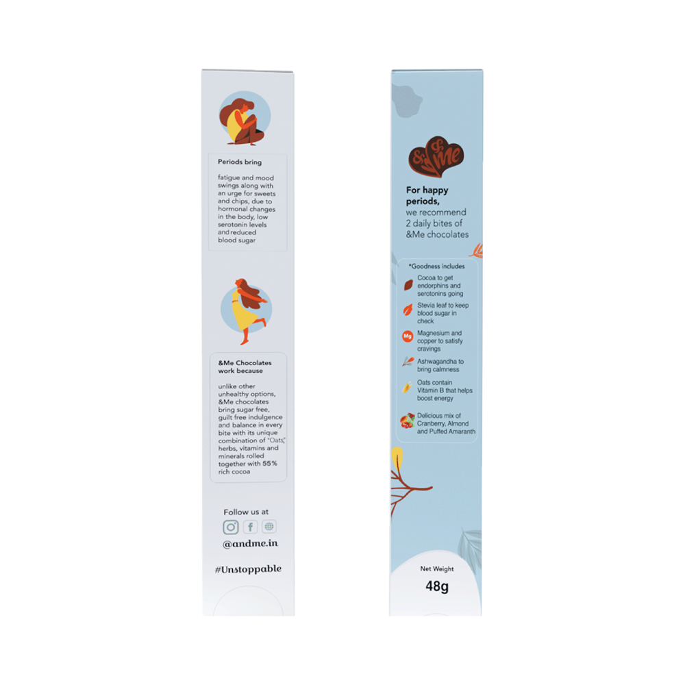 & Me Fruit and Nut Period Chocolates